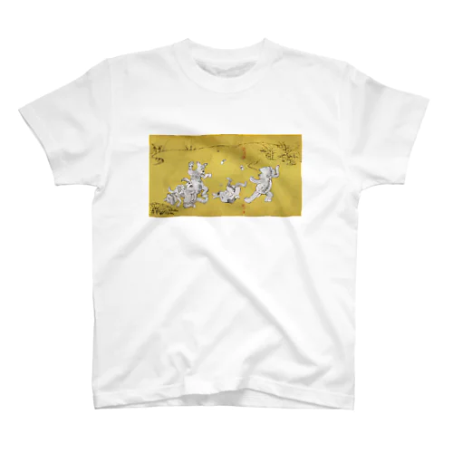 魚獣戯画〜第21紙〜ガタ相撲 スタンダードTシャツ