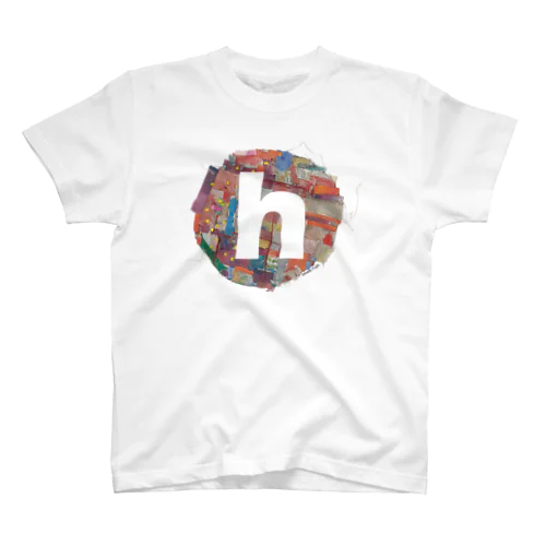 <h> Alphabet on Apple by Isaac Fujiki Regular Fit T-Shirt