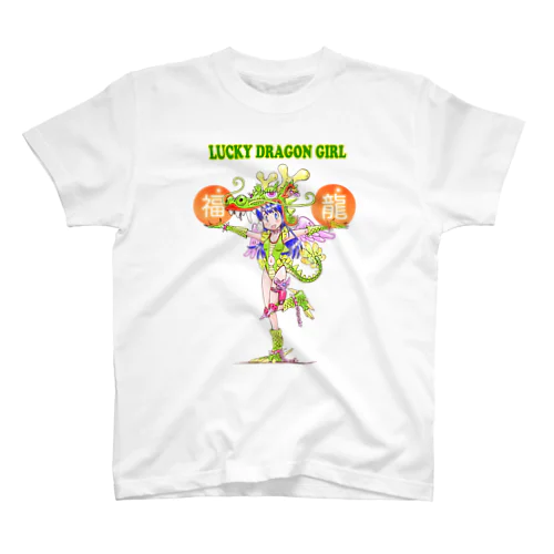 LUCKY DRAGON GIRL Regular Fit T-Shirt