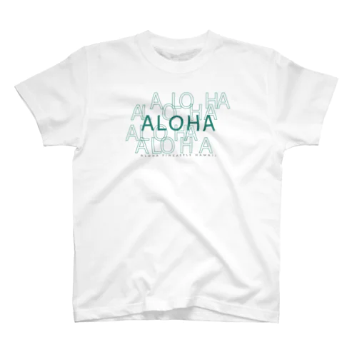 ALOHA Green 020 Regular Fit T-Shirt