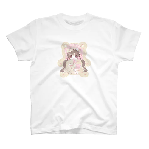 babyみるくまちゃん/pink スタンダードTシャツ