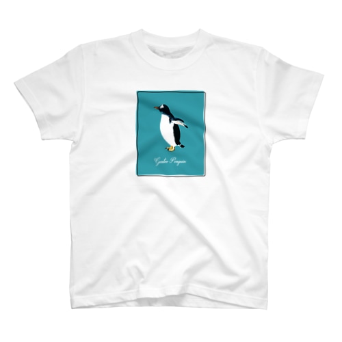 ジェンツーペンギン【水彩デザイン】 Regular Fit T-Shirt
