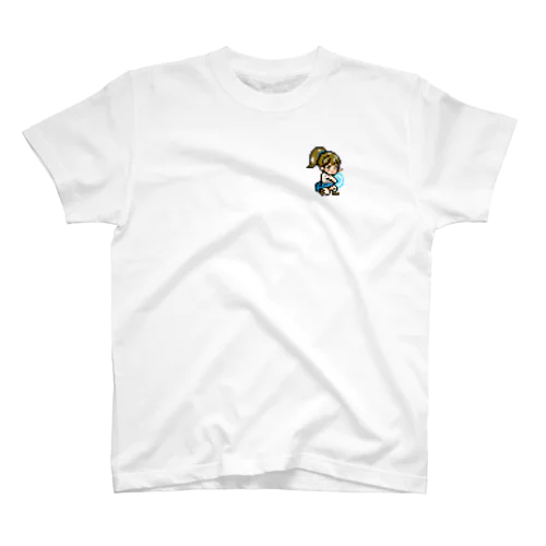 ドット絵　JK　ため技 スタンダードTシャツ