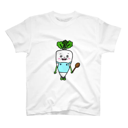 だいこさん【Let's Vegetables】 Regular Fit T-Shirt