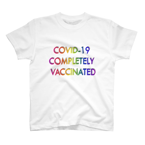 COVID-19_ワクチン完全接種済み Regular Fit T-Shirt