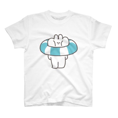 浮き輪うさちゃん Regular Fit T-Shirt