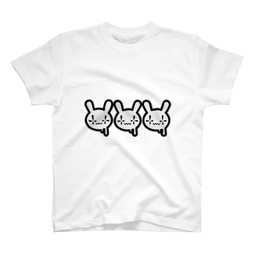 バケウサギのミツゴ スタンダードTシャツ