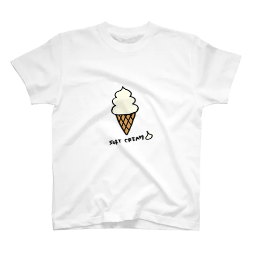 ソフトクリーム スタンダードTシャツ