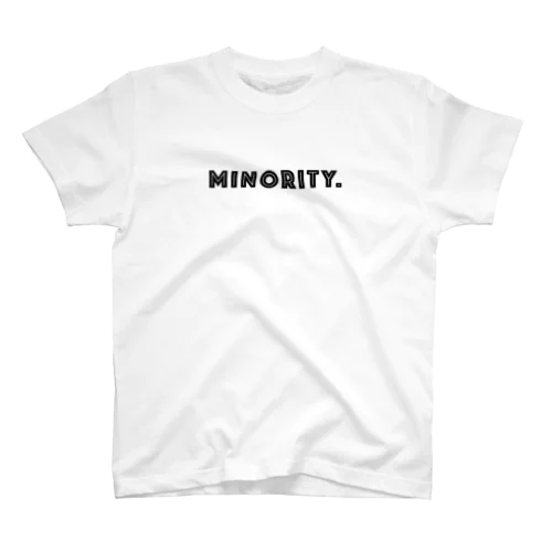 MINORITY.　- black ver. 01 - 티셔츠