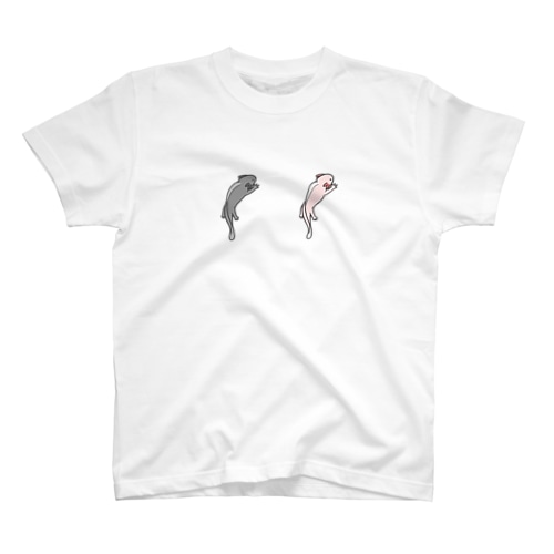 2匹のウーパールーパー Regular Fit T-Shirt