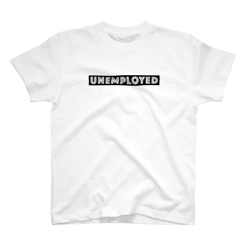 ニート UNEMPLOYED　- black ver. 02 - スタンダードTシャツ