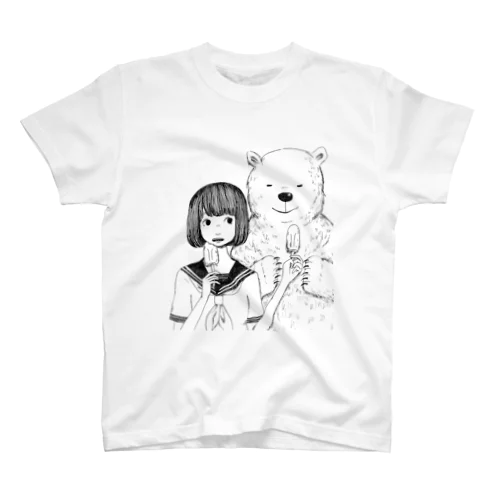 シロクマとボブ子 スタンダードTシャツ