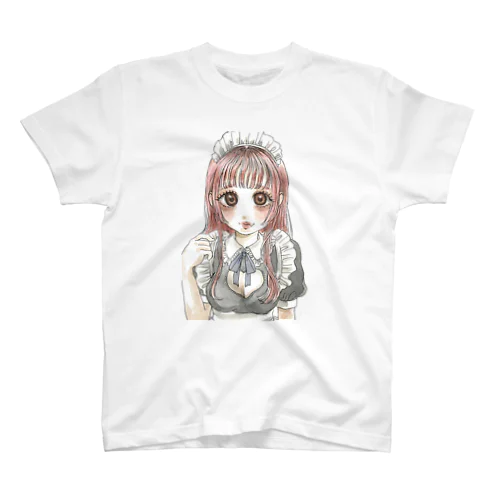 maid（peach） Regular Fit T-Shirt