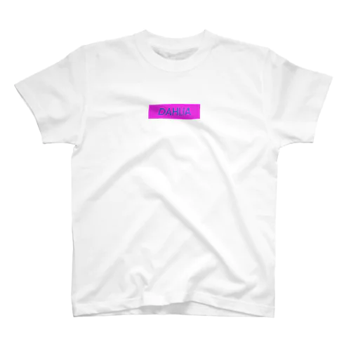 DAHLIA LOGO PINK&BLUE Regular Fit T-Shirt