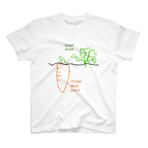 Mega Carrot Green Stuff  Regular Fit T-Shirt