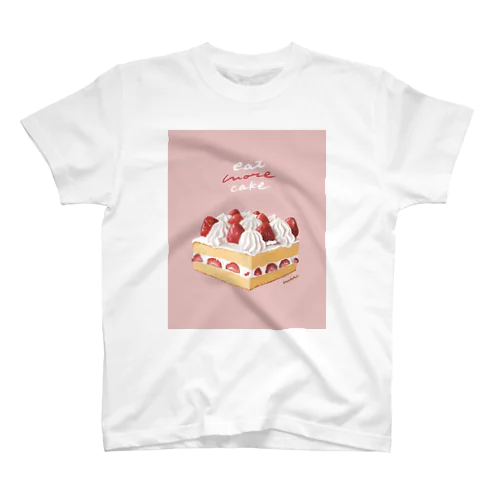 Eat more cake pink スタンダードTシャツ