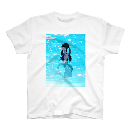 スクール水着の女の子 Regular Fit T-Shirt