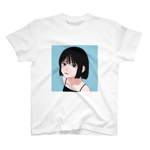 ピアスの女の子 スタンダードTシャツ