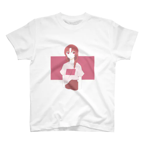 三つ編みちゃん Regular Fit T-Shirt