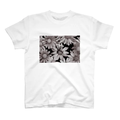 モノクロ花園ロゴ スタンダードTシャツ