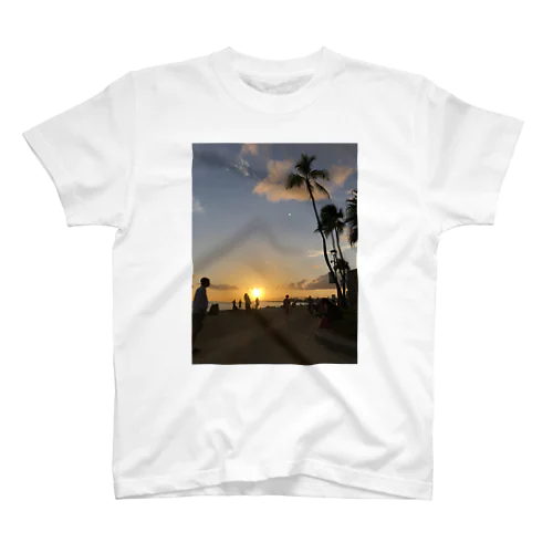 南国の夕陽 Regular Fit T-Shirt