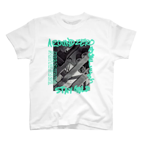 Around0 PHOTO GRAPHIC GREEN スタンダードTシャツ