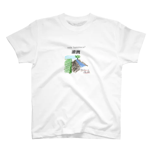 「sole hommaca?」シリーズ  「灌漑」 スタンダードTシャツ