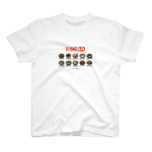 ドット絵SOBA スタンダードTシャツ