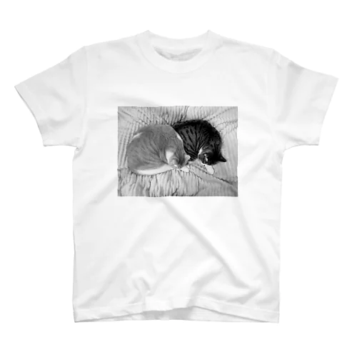シンクロナイズド睡眠猫 Regular Fit T-Shirt