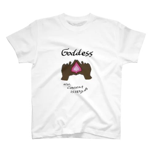 【Goddess-pride＆sexual consent-】 Regular Fit T-Shirt