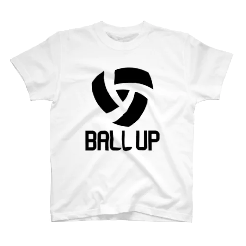 BALL UP BIGLOGO TEE -BLK- Regular Fit T-Shirt