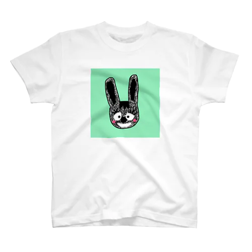 癖うさぎグリーン Regular Fit T-Shirt