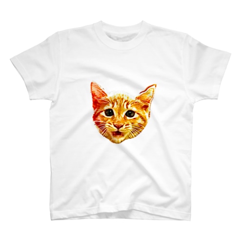 驚いた茶トラ猫金ちゃんTシャツ Regular Fit T-Shirt
