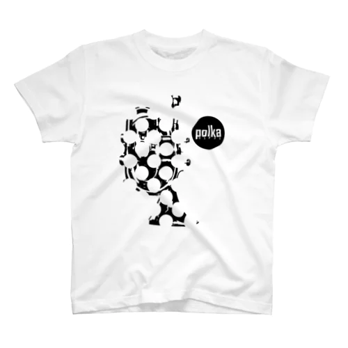 RAPPA POLKA -black- スタンダードTシャツ