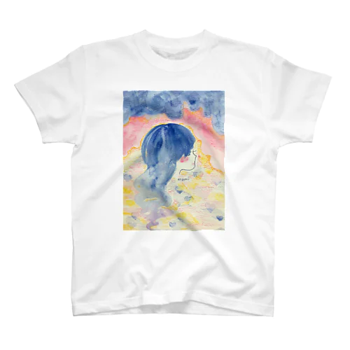 水彩画『恋する』 Regular Fit T-Shirt