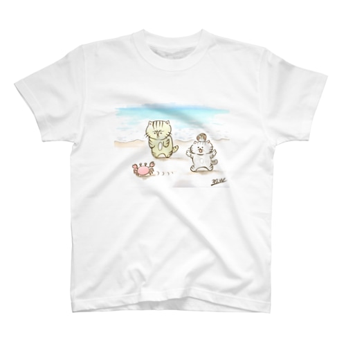 海辺のミー君 Regular Fit T-Shirt