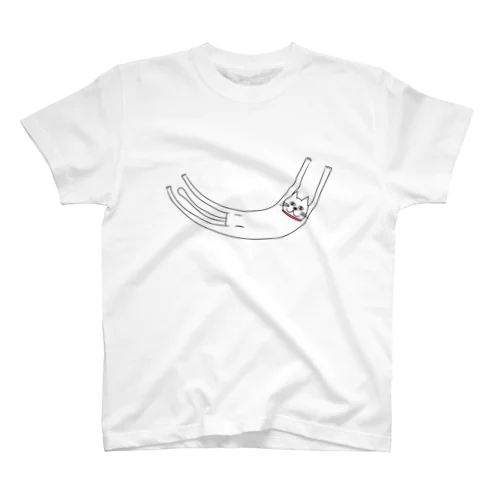 猫ろんだTシャツ(プリント大) Regular Fit T-Shirt