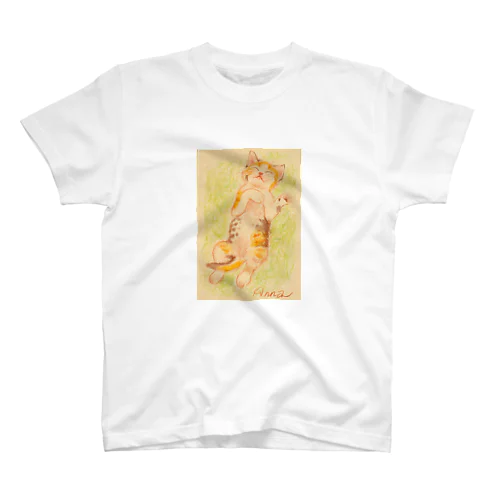 眠る子猫 Regular Fit T-Shirt
