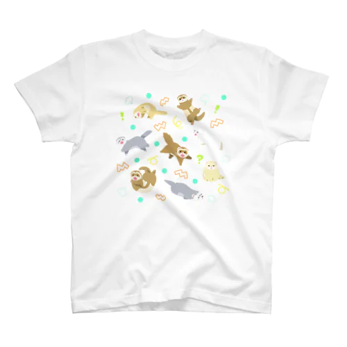 Panic-face ferret 〜バラエティカラーver〜 Regular Fit T-Shirt