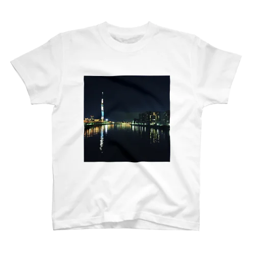 夜景のスカイツリー Regular Fit T-Shirt