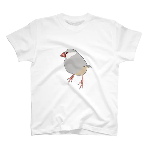 知らんがな銀文鳥 Regular Fit T-Shirt