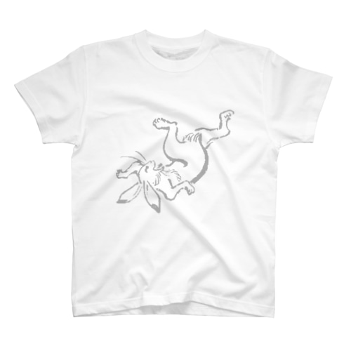 鳥獣人物戯画ウサギ Regular Fit T-Shirt