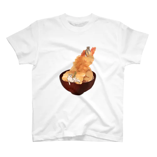 しば犬天丼 Regular Fit T-Shirt