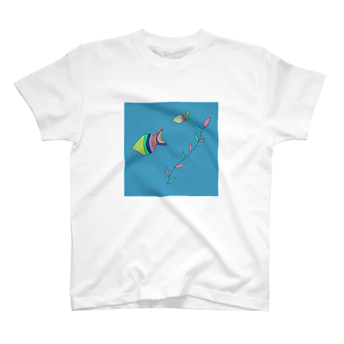 カラフル魚 スタンダードTシャツ