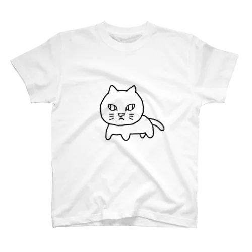 猫ですけど何か【白猫】 Regular Fit T-Shirt
