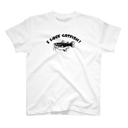 I LOVE CATFISH＿BL Regular Fit T-Shirt