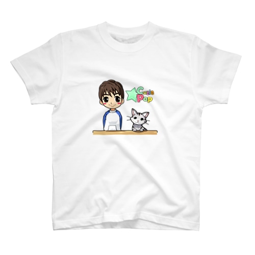 まーちゃんとユキの仲良しグッズ★(無地トレーナー&ロゴ入りver.) Regular Fit T-Shirt