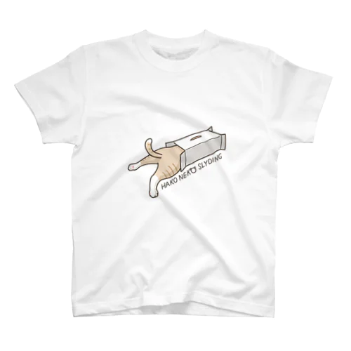 HAKO NEKO SLYDINGTシャツ  茶トラバージョン Regular Fit T-Shirt