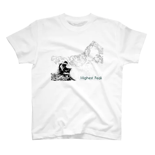  Highest PeakプリントT 山 スタンダードTシャツ