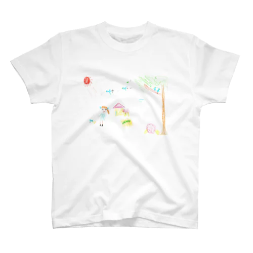 青い鳥のいる風景 スタンダードTシャツ